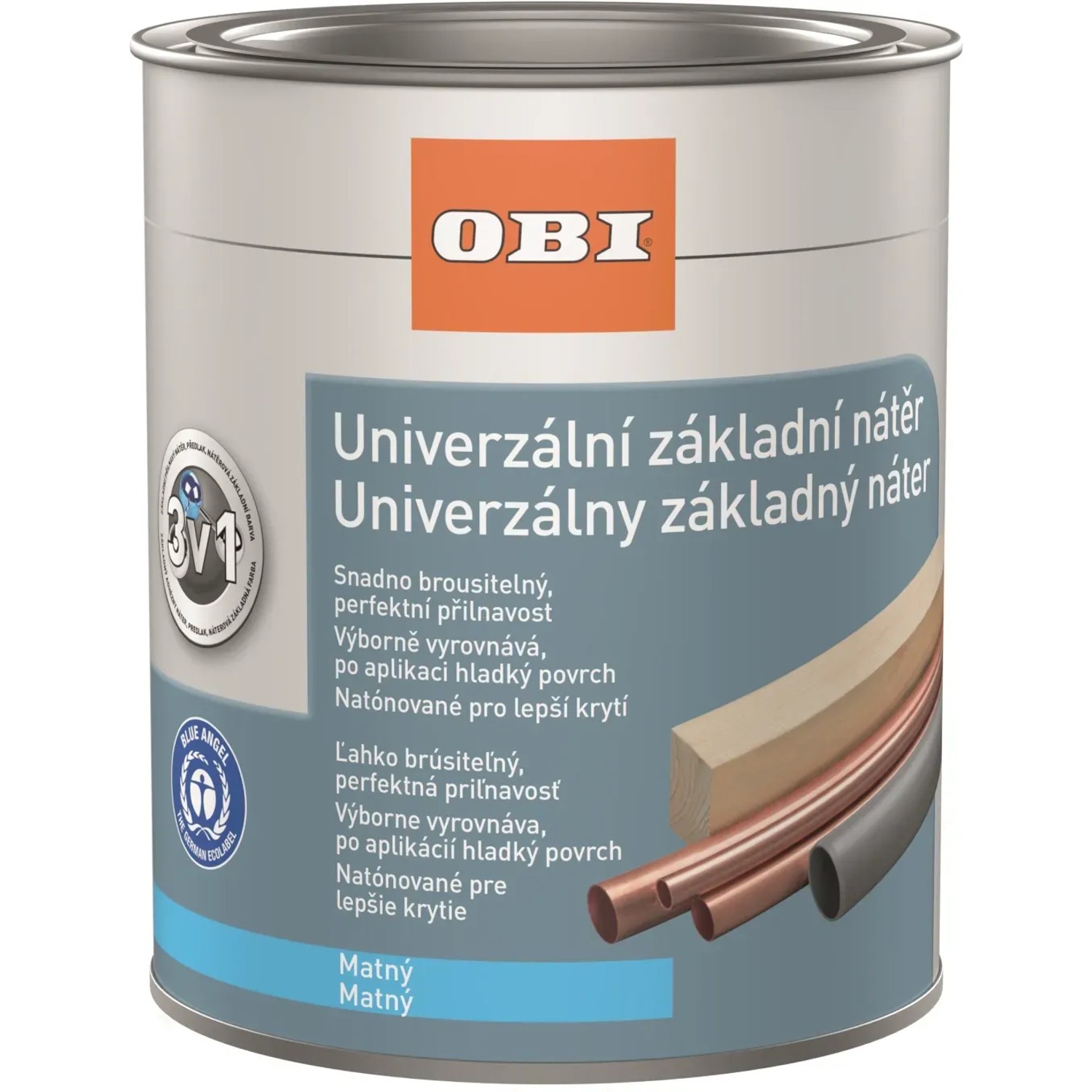 E-shop OBI Univerzálny základný náter biely 375 ml