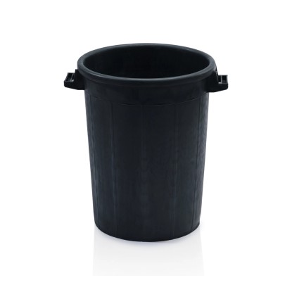 TBA Nádoba na dažďovú vodu/odpad, čierna, 100 l, pr. 53 x 66 cm