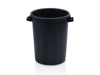 TBA Nádoba na dažďovú vodu/odpad, čierna, 100 l, pr. 53 x 66 cm