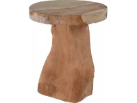 Koopman Dekoratívna stolička, teakové drevo, 30 x 25 cm