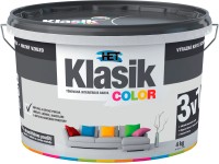 HET Klasik COLOR Tónovaná interiérová farba KC 0117 sivá platinová, 4 kg