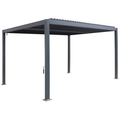 Hespéride Bioklimatická pergola Évonis, hliník/oceľ, Gris Graphite, 4 × 3 m