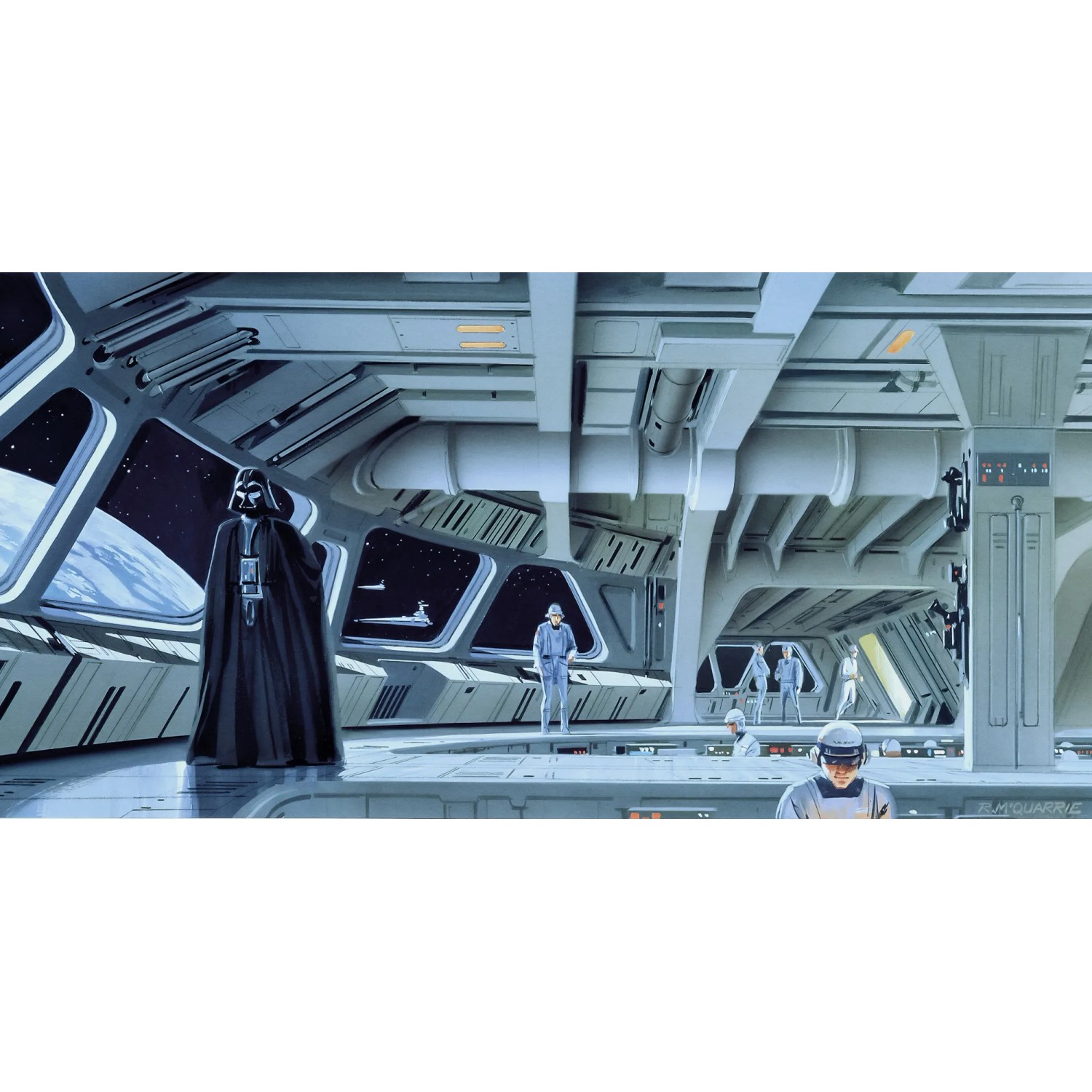 E-shop Komar Vliesová fototapeta Star Wars Classic RMQ Stardestroyer Deck 500 x 250 cm