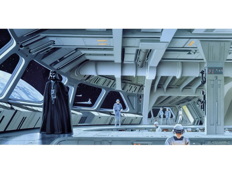 Komar Star Wars Wandbild 'Death Star Control' – 70 X 50 Cm, Premium-Poster Auf Fotopapier