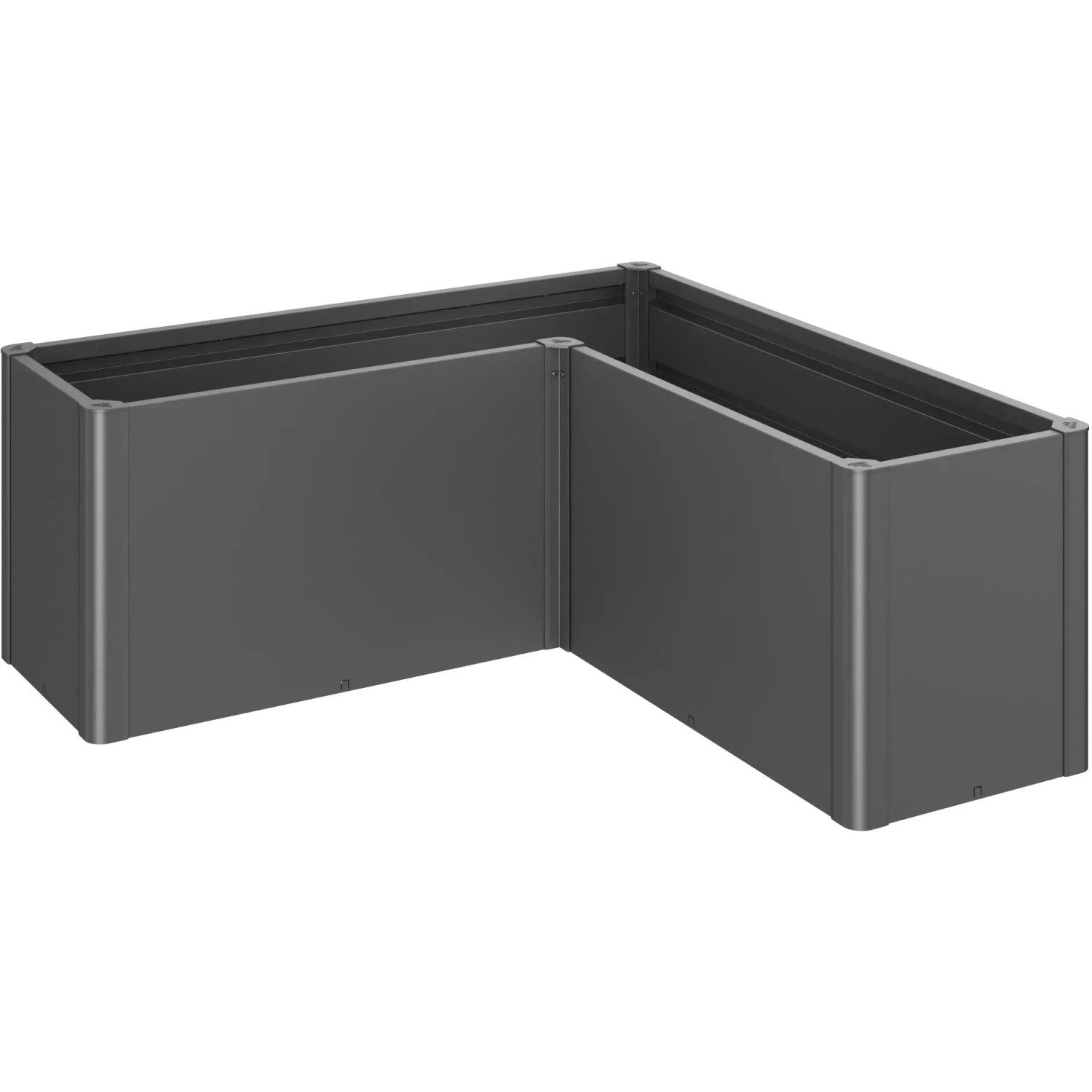 E-shop Biohort Vyvýšený záhon Belvedere Midi L150 tmavo sivý, 152 x 152 x 53 x 61 cm