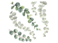 Crearreda Samolepiaca dekorácia 54120 motív eukalyptus, veľ. M