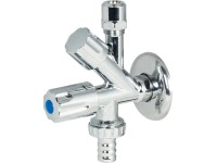 OBI Ventil pre práčku hadicová závitová spojka rohový ventil 21 mm (R 1/2) x 10