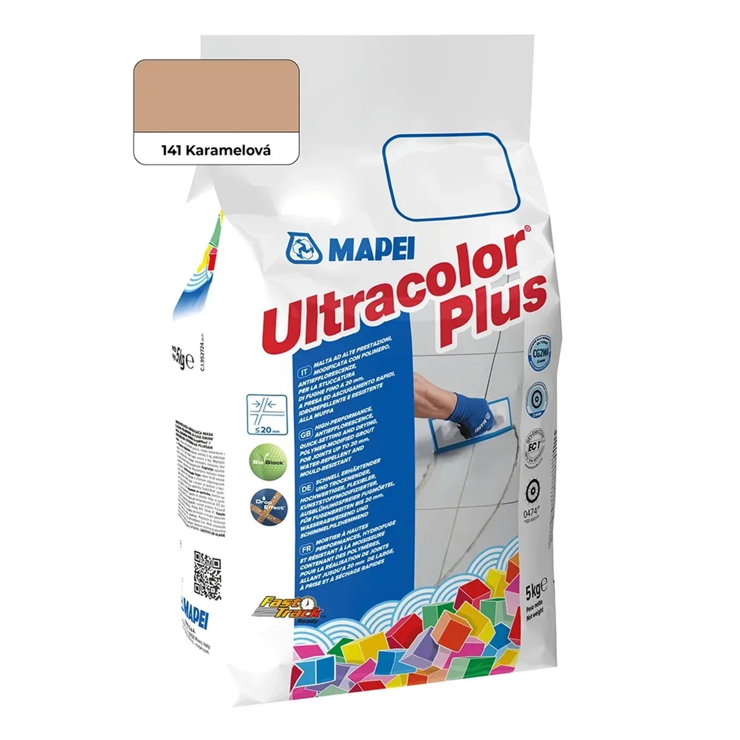 E-shop Mapei Škárovacia hmota Ultracolor Plus 5 kg, 141 karamelová