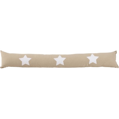 Dverová clona hviezda 100 cm béžová