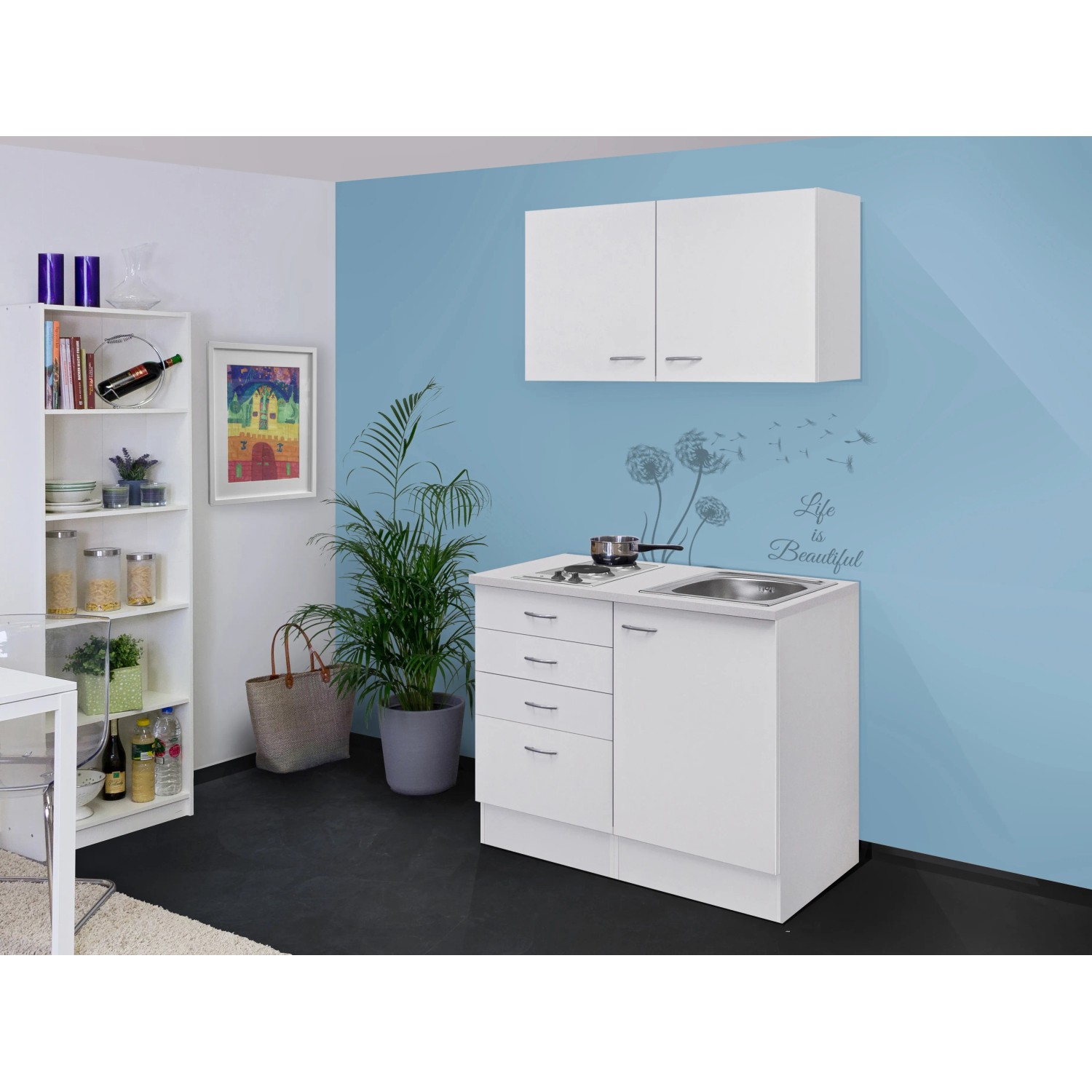 E-shop Flex-Well Kuchyňa Wito 100 cm/typ 1 - varná doska