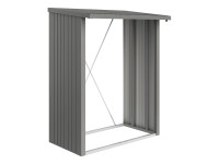 Biohort Stojan na drevo WoodStock 150 kremeňovo sivý, 157 x 102 x 199 cm