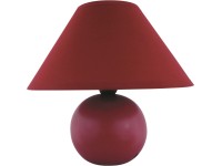 Rabalux Stolová lampa Ariel, matná bordová, pr. 20 x 19 cm