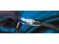 Burg Wächter Lankový zámok s kódom 230 so svetlom 65 cm