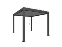 Biohort Pergola 3 x 3,5 tmavo sivá/strieborná 312 x 367,5 cm