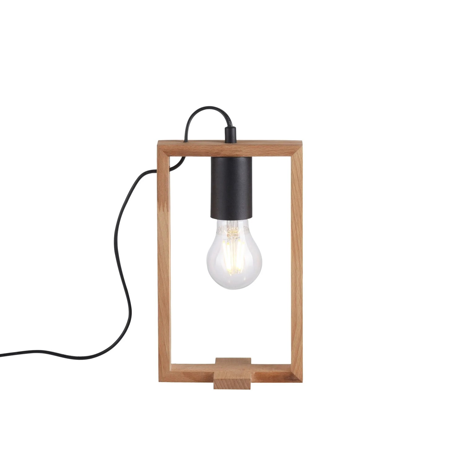 E-shop Just Light Stolová lampa FRANKY čierna 28,5 x 15 x 10 cm