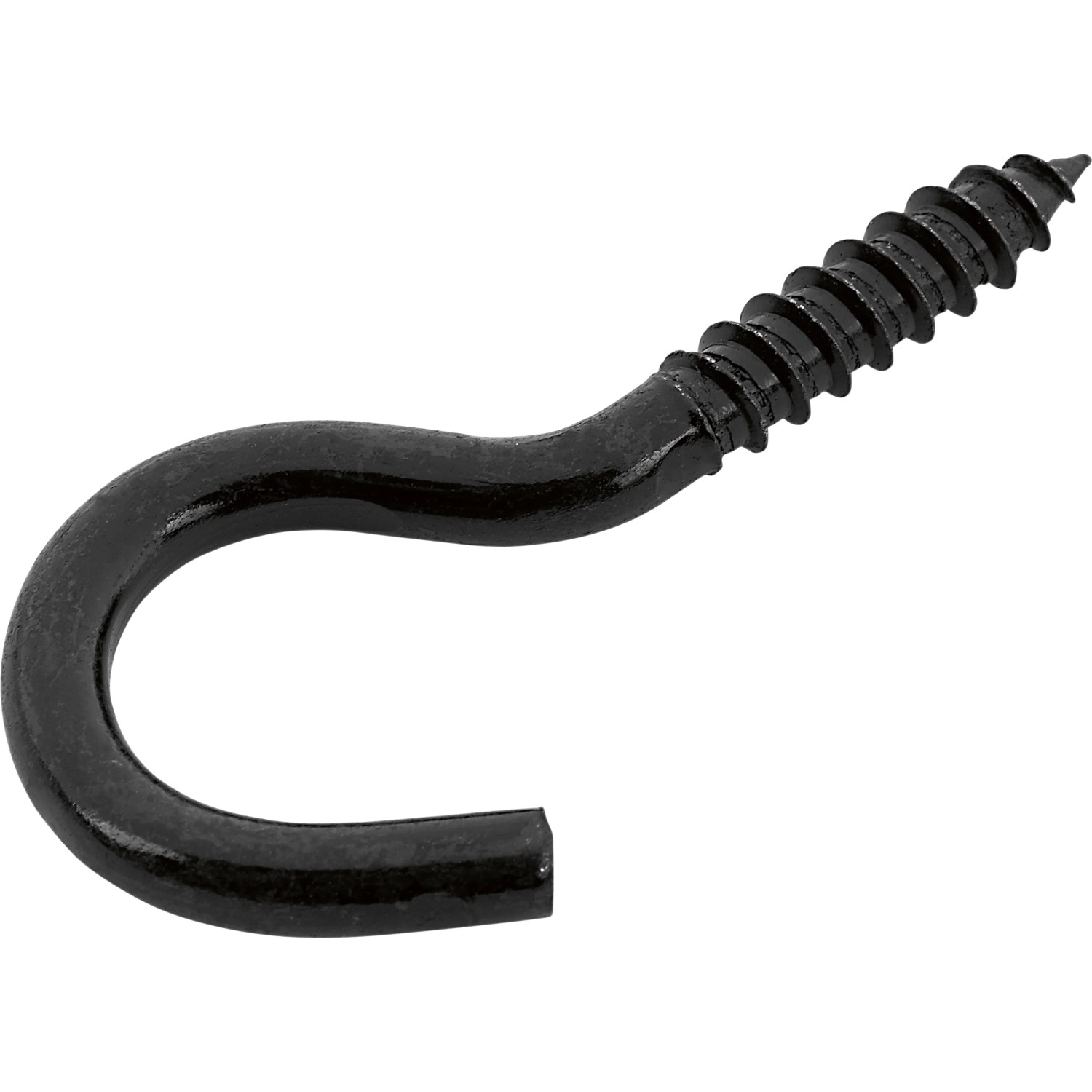 E-shop Hák na šnúru na bielizeň, čierny, pr. 5,2 mm x 60 mm, 4 ks