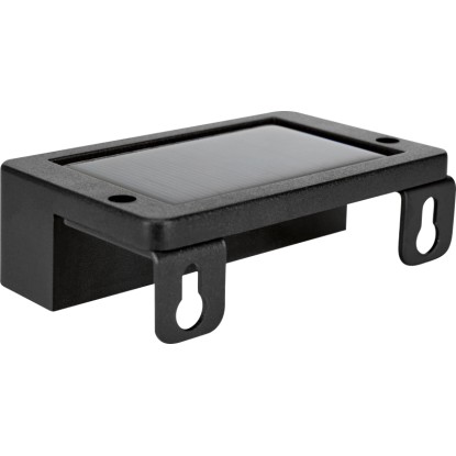 Detail čierneho LED solárneho nástenného svietidla v sade 2 ks.