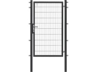 Floraworld Jednokrídlová brána Premium z dvojitého zváraného pletiva antracitová