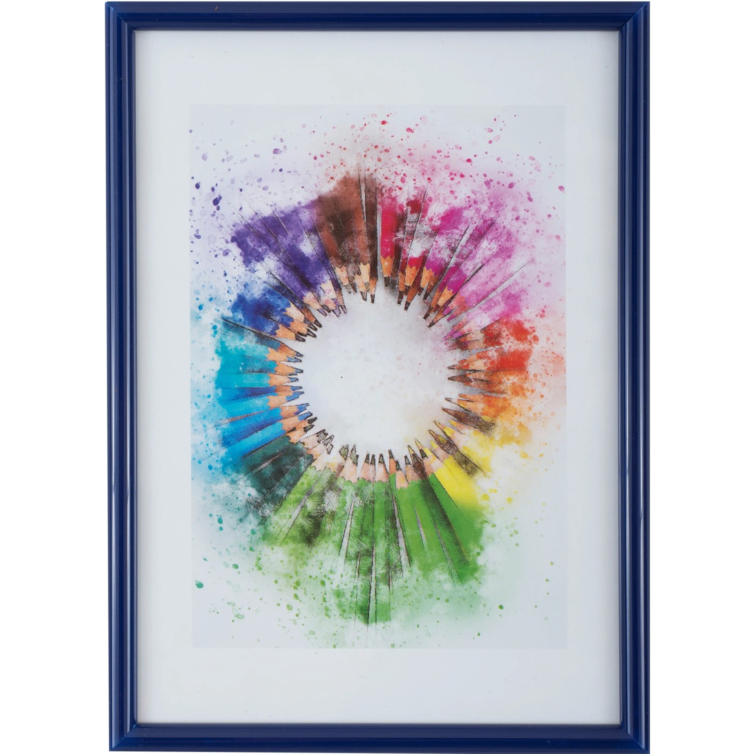 E-shop Bondecor Fotorám plastový FAST modrý, 21 x 30 cm