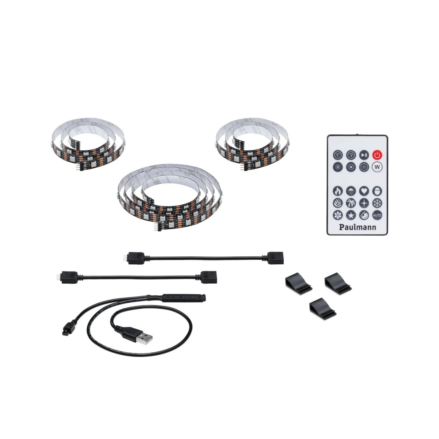 E-shop Paulmann LED pásik EntertainLED s USB pre TV 55 palcov