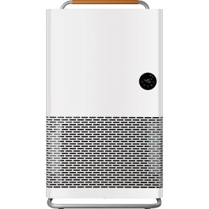 Biely kompaktný konvektor 2200 W s WiFi, digitálnym displejom a držadlom. Elektrické kúrenie pre vnútorné použitie.