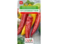 Semienka Paprika koreninová ostrá Typ Cayenské korenie (Capsicum annuum L.)