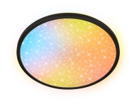 Brilo LED stropné svietidlo SLIM AuraGlow čierne 23W, 2800lm 4000K pr.37,5x4,5cm Brilo LED stropné svietidlo SLIM AuraGlow čierne 23W, 2800lm 4000K pr.37,5x4,5cm