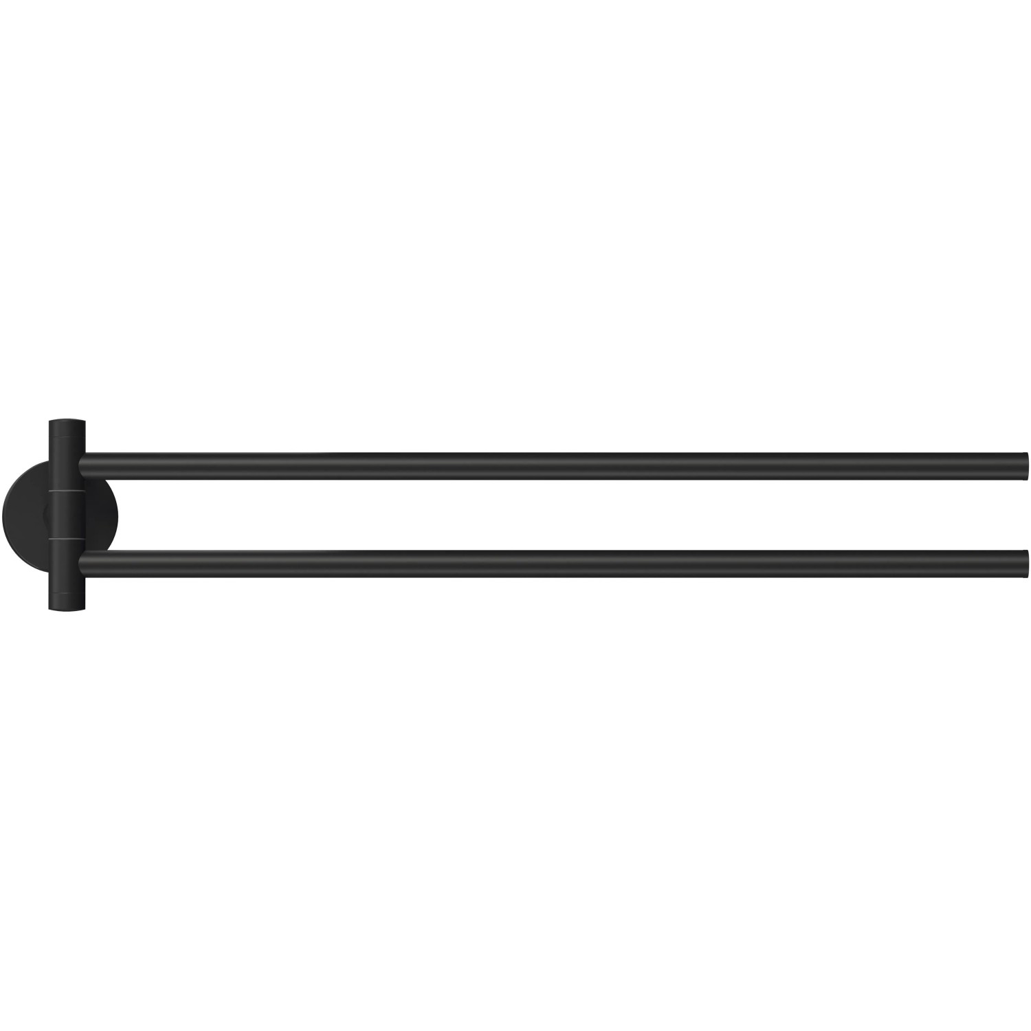 E-shop tesa Držiak na uteráky Moon dvojramenný, matná čierna, 450 mm