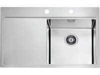Alveus Nerezový drez Pure 40 pravý, 79 x 52,5 cm