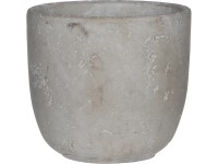 Mica Decorations Kvetináč Jimmy svetlo sivý, pr. 15,5 x 14,5 cm