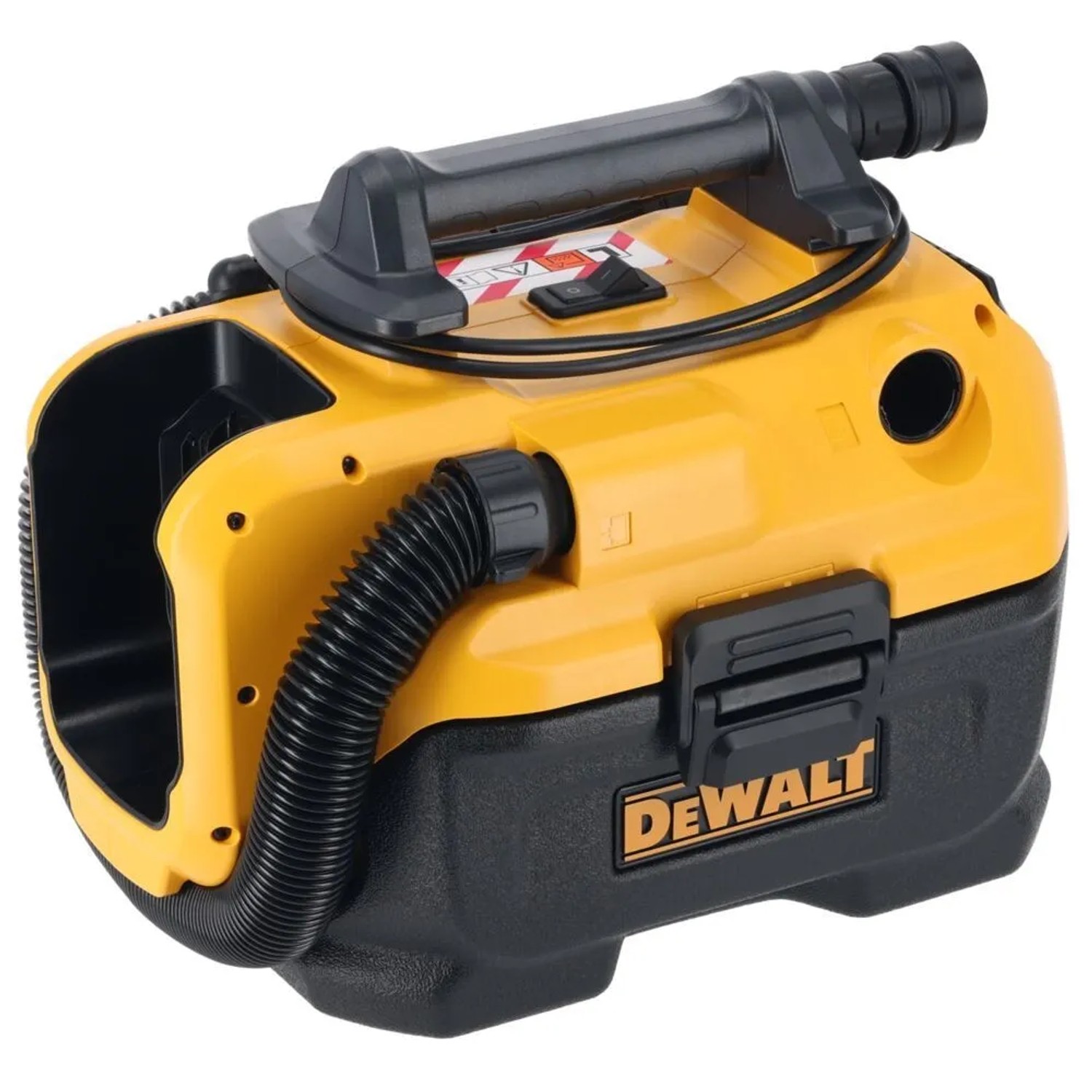 E-shop DeWALT 18V Aku/sieťový vysávač pre mokré a suché vysávanie DCV584L-QW Solo