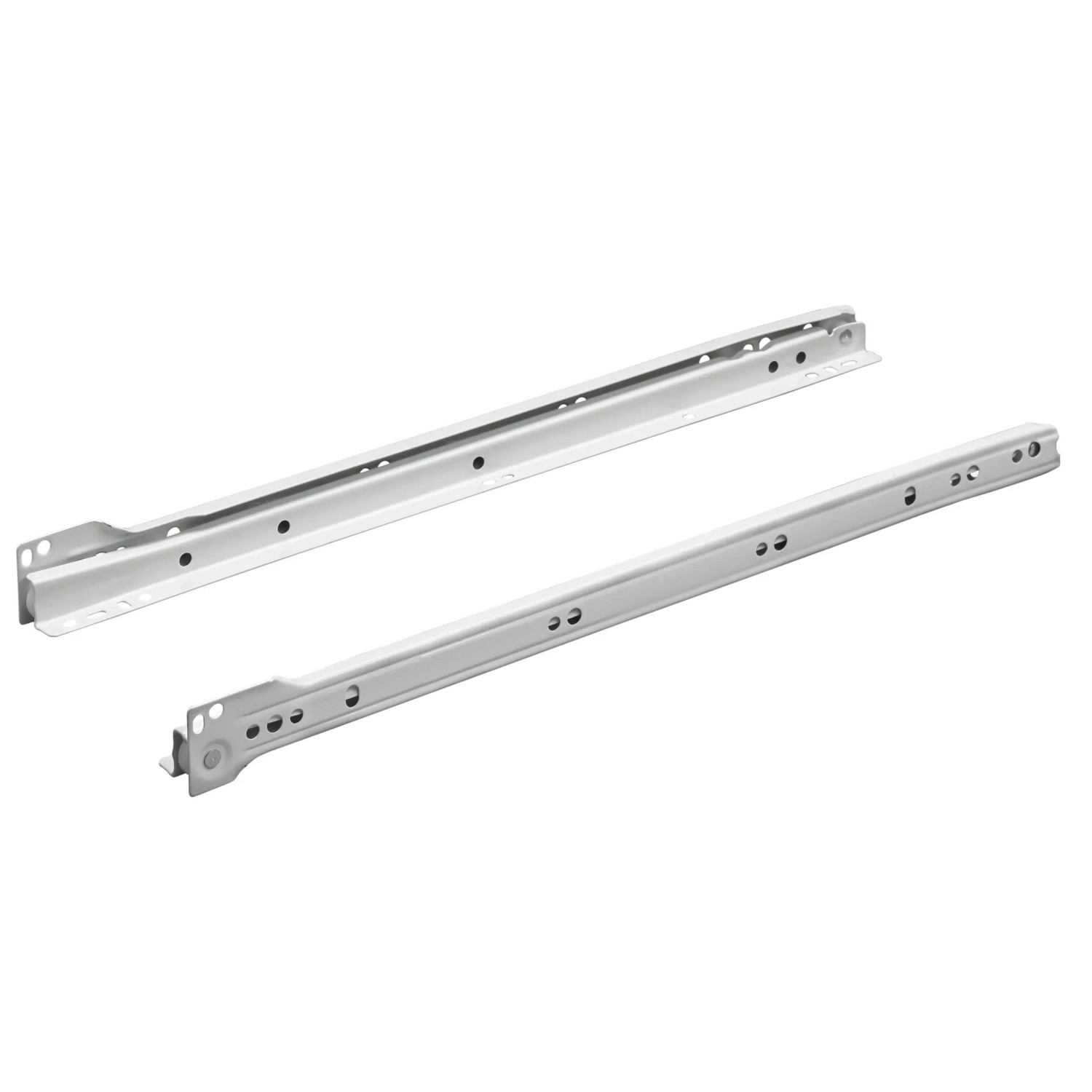 E-shop Hettich Čiastočný rolničkový výsuv FR 302, 12 kg, biela, 500 mm