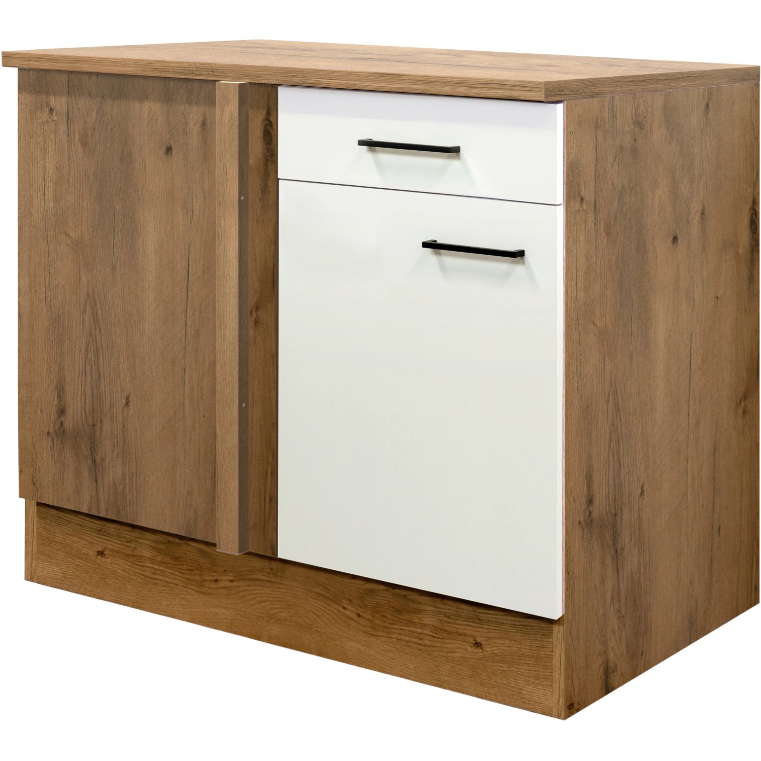 E-shop Flex-Well Kuchynská skrinka Vintea spodná rohová 110 x 85 x 57,1 cm