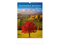Helma 365 Nástenný kalendár Slovenská krajina 2026