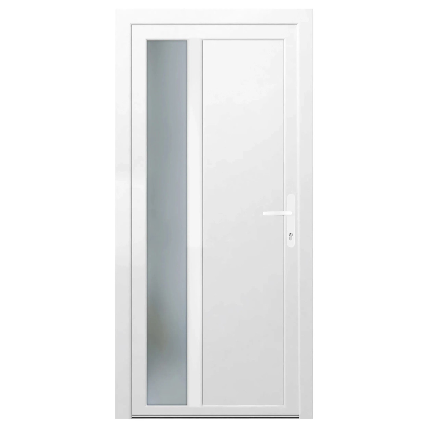 E-shop PANTO Plastové vedľajšie vchodové dvere K 511 biele 98 x 198 cm, P
