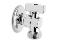 Práčkový rohový ventil so spätnou klapkou 1/2 