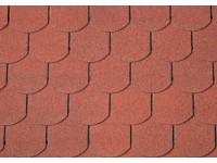 Onduline Asfaltový šindeľ Bardoline CLASSIC bobrovka, červená, 2 m2