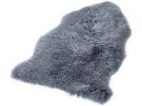 LUANA Pravá ovčia koža šedá 60 x 85 cm