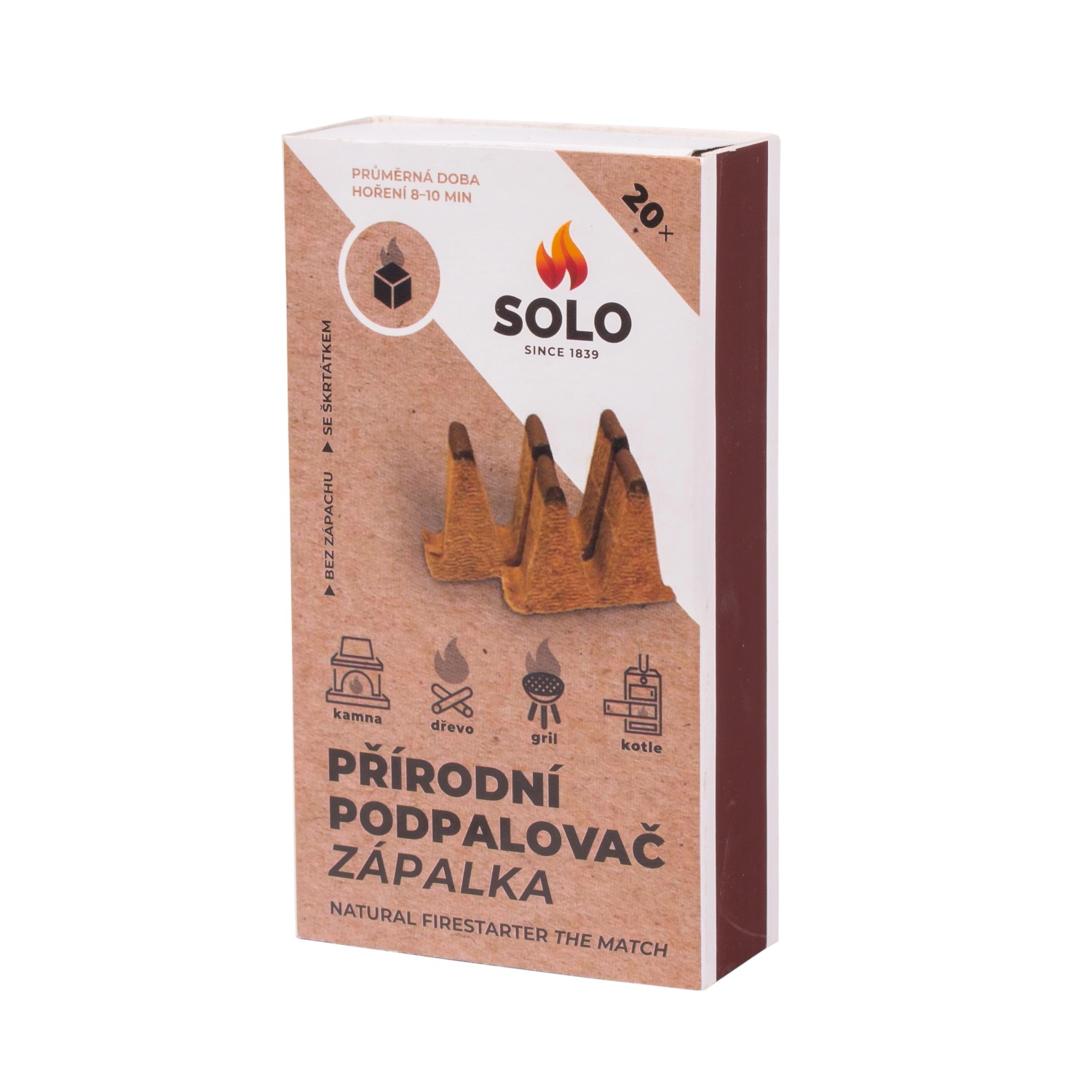 E-shop Solo Podpaľovač Zápalka, 20 ks