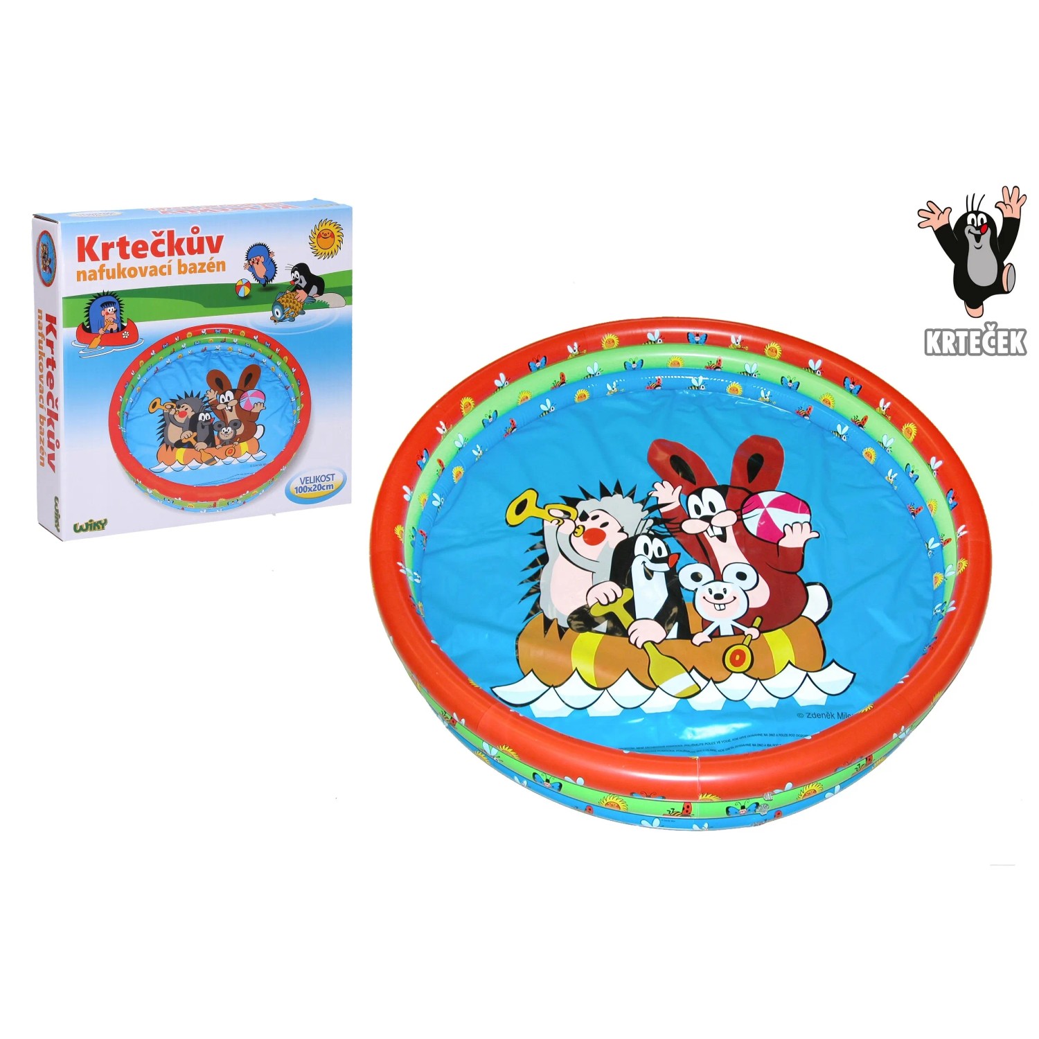 E-shop Wiky Detský bazén Krtko 100 x 20 cm