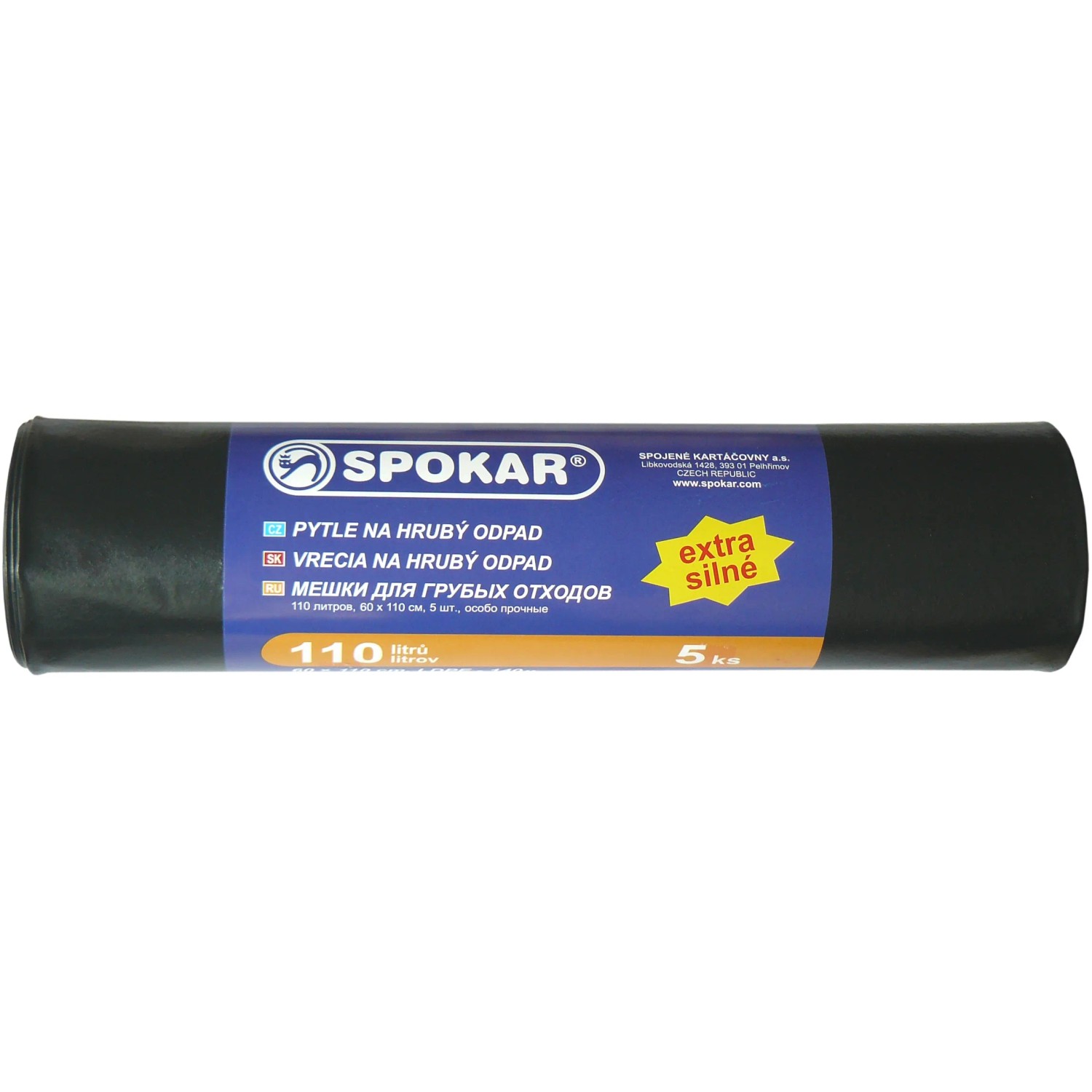E-shop SPOKAR Vrecia na hrubý odpad LDPE 110 l, 5 ks