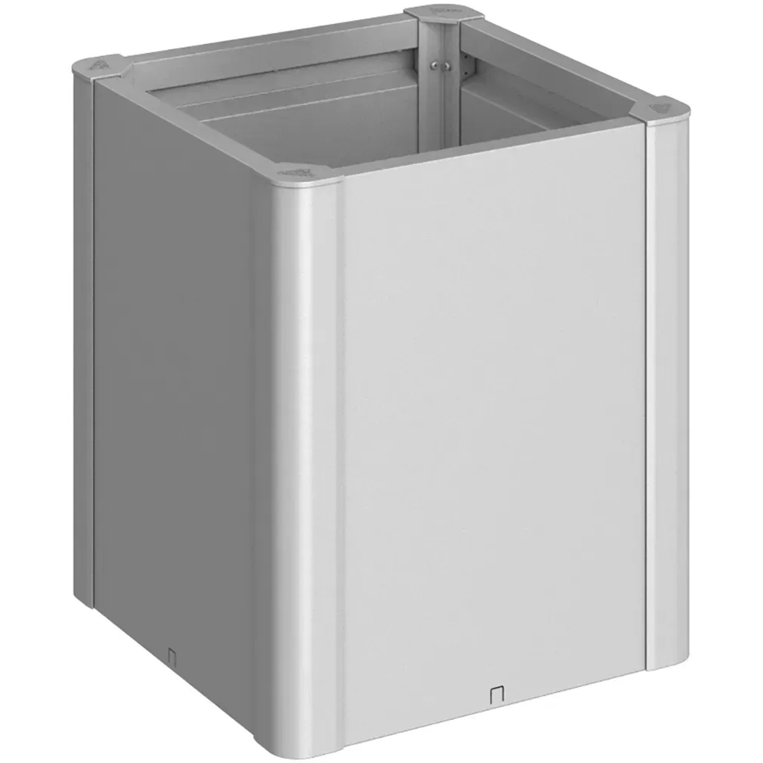 E-shop Biohort Vyvýšený záhon Belvedere Midi 50 strieborný, 53 x 53 x 61 cm
