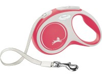 Flexi Vôdzka navíjacia pásová New Comfort, veľkosť S, 5 m, červená