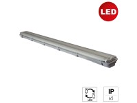 E2 LED Svetlo do vlhka Classic M, IP65, 2 x 18 W, 3600 lm, 127,5 x 11 x 6,1 cm