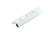 Ukončovací a rohová lišta oblá, PVC, bílá, 7 mm/2,5 m