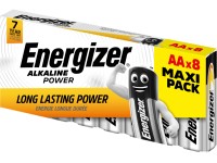 Energizer Alkaline Power Batérie Mignon AA LR6, 8 ks