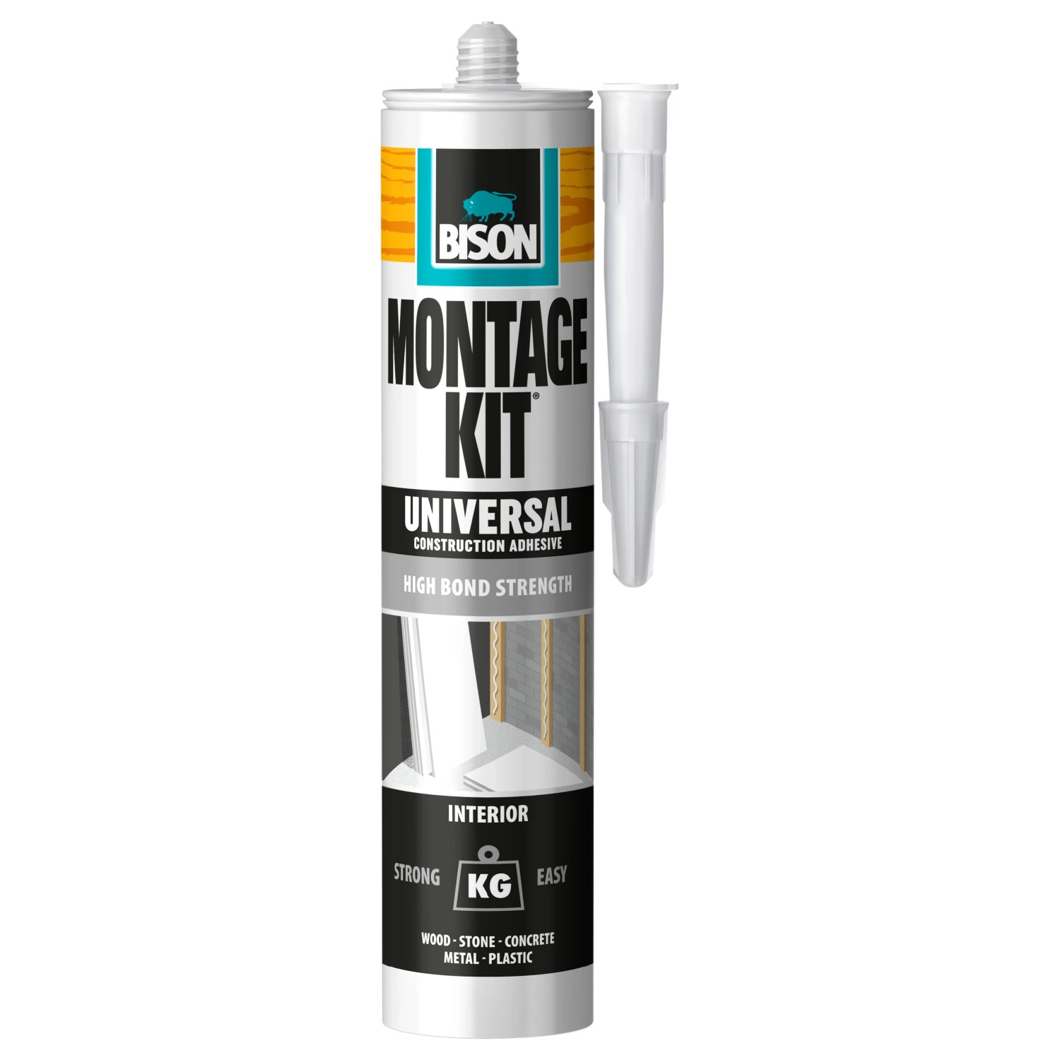 E-shop BISON Montážne lepidlo MONTAGEKIT UNIVERSAL, 440 g