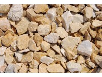 Lámaný mramor zlatý okrový 25 - 50 mm 25 kg PE vrece Lámaný mramor zlatý okrový 25 - 50 mm 25 kg PE vrece