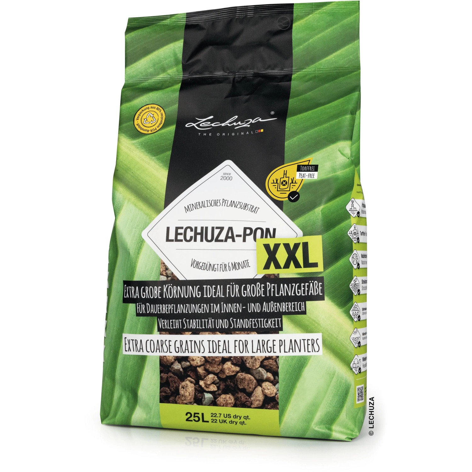E-shop LECHUZA PON XXL Minerálny substrát pre veľké rastliny 25 l