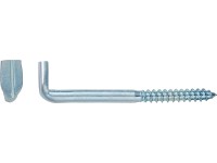 Hák s drážkou priemer 5,8 mm x 80 mm pozinkovaný, 4 ks Hák s drážkou priemer 5,8 mm x 80 mm pozinkovaný, 4 ks